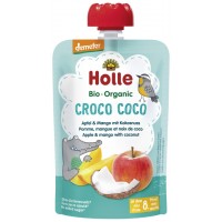 Detské bio pyré jablko, mango a kokosové mlieko od 8. mesiaca Croco Coco